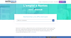 Desktop Screenshot of nantes-emplois.com