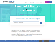 Tablet Screenshot of nantes-emplois.com